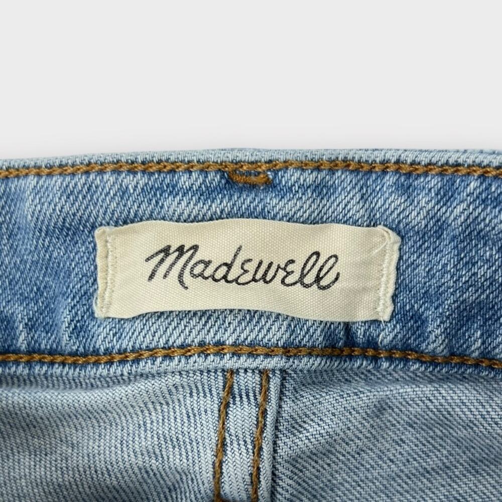 Madewell The Curvy Mom Jean in Lowden Wash: Ripped Edition Size 24 - Picture 4 of 9